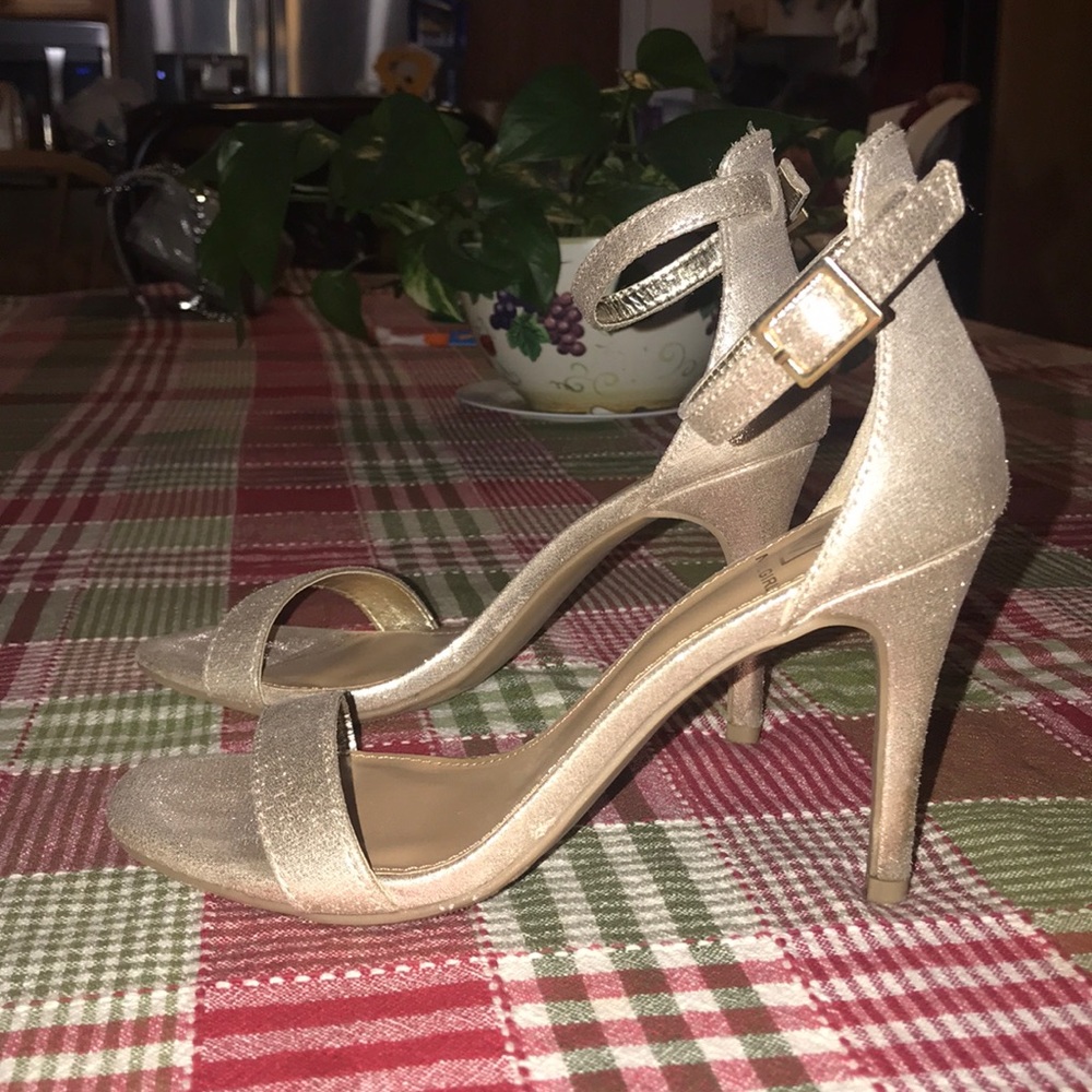 Gold heels